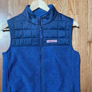 VINEYARD VINES BOYS ZIP UP VEST